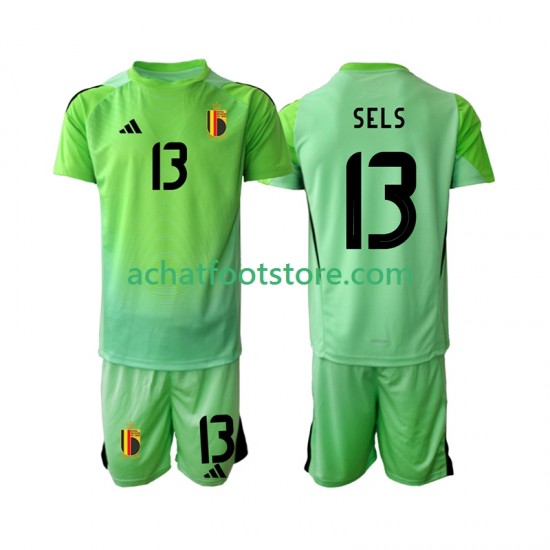 Maillot Belgique Matz Sels 13 Gardien Domicile Tenue pour Enfant 2025 Manche Courte