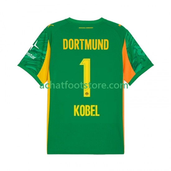 Maillot Borussia Dortmund Gregor Kobel 1 Gardien Domicile Tenue pour Homme 2025-2026 Manche Courte