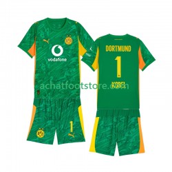 Maillot Borussia Dortmund Gregor Kobel 1 Gardien Domicile Tenue pour Enfant 2025-2026 Manche Courte