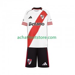 Maillot CA River Plate Domicile Tenue pour Enfant 2025-2026 Manche Courte