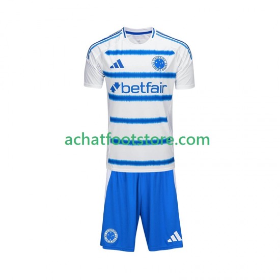 Maillot Cruzeiro Extérieur Tenue pour Enfant 2025-2026 Manche Courte