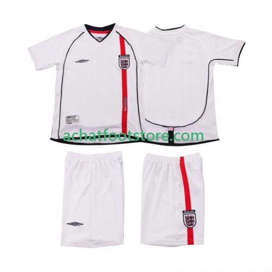 Maillot Angleterre Rétro Domicile Tenue pour Enfant 2010 Manche Courte