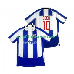Maillot FC Porto DECO 10 Rétro Domicile Tenue pour Homme 2008 1999 Manche Courte