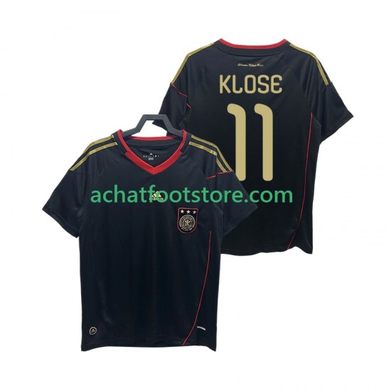 Maillot Allemagne KLOSE 11 Rétro Extérieur Tenue pour Homme 2010 Manche Courte