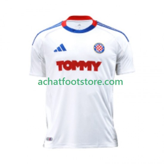 Maillot HNK Hajduk Domicile Tenue pour Homme 2025-2026 Manche Courte