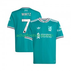 Maillot Liverpool Florian Wirtz 7 3ème Tenue pour Homme 2025-2026 Manche Courte Maillot Liverpool Florian Wirtz 7 3ème Tenue pour Homme 2025-2026 Manche Courte