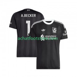 Maillot Liverpool Alisson Becker 1 Gardien 4ème Tenue pour Homme 2025-2026 Manche Courte Maillot Liverpool Alisson Becker 1 Gardien 4ème Tenue pour Homme 2025-2026 Manche Courte
