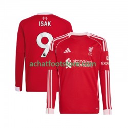 Maillot Liverpool ISAK 9 Domicile Tenue pour Homme 2025-2026 Manche Longue