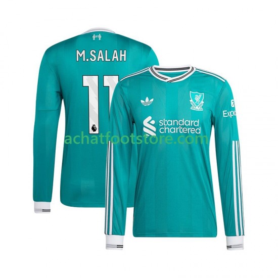 Maillot Liverpool Mohamed Salah 11 3ème Tenue pour Homme 2025-2026 Manche Longue