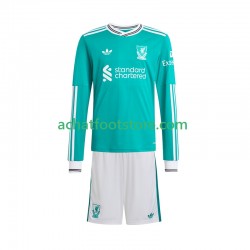 Maillot Liverpool 3ème Tenue pour Enfant 2025-2026 Manche Longue