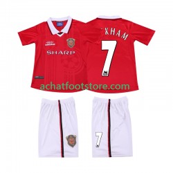 Maillot Manchester United BECKHAM 7 Rétro Domicile Tenue pour Enfant 2002 2022 Manche Courte