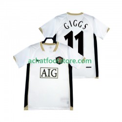 Maillot Manchester United GIGGS 11 Rétro Extérieur Tenue pour Homme 2006-2007 Manche Courte