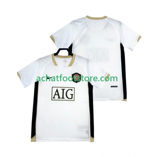 Maillot Manchester United Rétro Extérieur Tenue pour Homme 2006-2007 Manche Courte