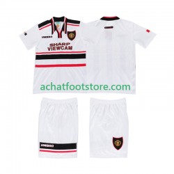 Maillot Manchester United Rétro Extérieur Tenue pour Enfant 1988 Manche Courte