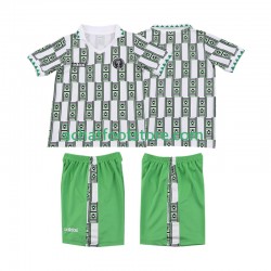 Maillot Nigeria Rétro Extérieur Tenue pour Enfant 1994 Manche Courte