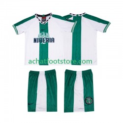 Maillot Nigeria Rétro Extérieur Tenue pour Enfant 1996 Manche Courte