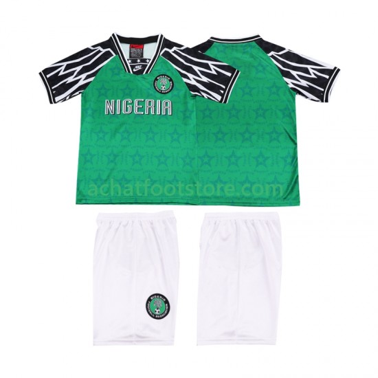Maillot Nigeria Rétro Domicile Tenue pour Enfant 1995 Manche Courte