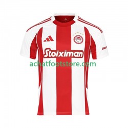 Maillot Olympiacos Domicile Tenue pour Homme 2025-2026 Manche Courte