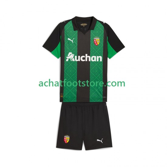 Maillot RC Lens Extérieur Tenue pour Enfant 2025-2026 Manche Courte