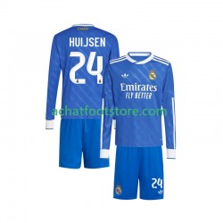 Maillot Real Madrid Huijsen 24 3ème Tenue pour Enfant 2025-2026 Manche Longue