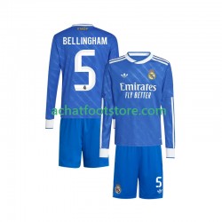 Maillot Real Madrid Jude Bellingham 5 3ème Tenue pour Enfant 2025-2026 Manche Longue