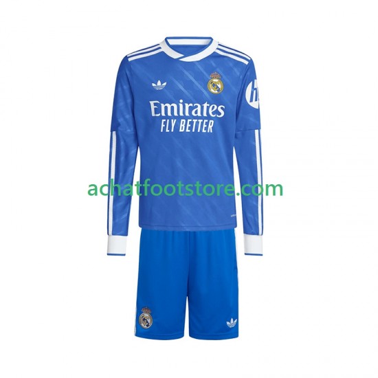 Maillot Real Madrid 3ème Tenue pour Enfant 2025-2026 Manche Longue