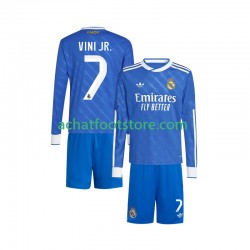 Maillot Real Madrid Vinicius Junior 7 3ème Tenue pour Enfant 2025-2026 Manche Longue