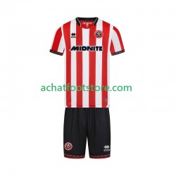 Maillot Sheffield United Domicile Tenue pour Enfant 2025-2026 Manche Courte