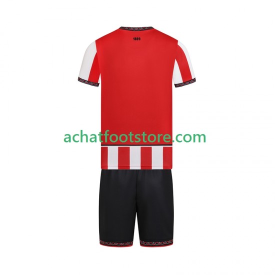 Maillot Sheffield United Domicile Tenue pour Enfant 2025-2026 Manche Courte