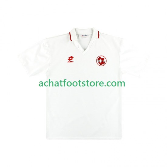 Maillot Suisse Rétro Extérieur Tenue pour Homme 1994 Manche Courte