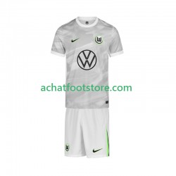 Maillot VfL Wolfsburg Extérieur Tenue pour Enfant 2025-2026 Manche Courte