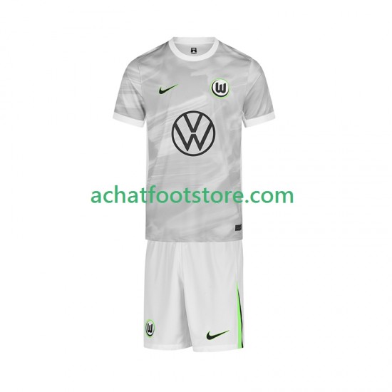 Maillot VfL Wolfsburg Extérieur Tenue pour Enfant 2025-2026 Manche Courte