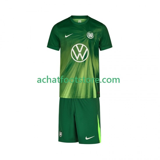 Maillot VfL Wolfsburg Domicile Tenue pour Enfant 2025-2026 Manche Courte