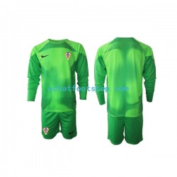 Maillot Croatie Gardien Extérieur Tenue pour Enfant Coupe du Monde 2022 Manche Longue Maillot Croatie Gardien Extérieur Tenue pour Enfant Coupe du Monde 2022 Manche Longue
