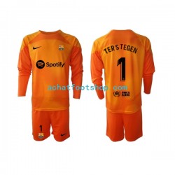 Maillot FC Barcelone Ter Stegen 1 Gardien 3ème Tenue pour Enfant 2022-2023 Manche Longue Maillot FC Barcelone Ter Stegen 1 Gardien 3ème Tenue pour Enfant 2022-2023 Manche Longue