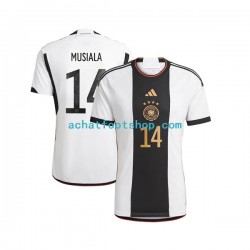 Maillot Allemagne Musiala 14 Domicile Tenue pour Homme Coupe du Monde 2022 Manche Courte Maillot Allemagne Musiala 14 Domicile Tenue pour Homme Coupe du Monde 2022 Manche Courte