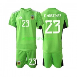 Maillot Argentine Emiliano Martinez 23 Gardien Domicile Tenue pour Enfant Coupe du Monde 2022 Manche Courte Maillot Argentine Emiliano Martinez 23 Gardien Domicile Tenue pour Enfant Coupe du Monde 2022 Manche Courte