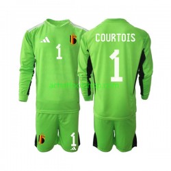 Maillot Belgique Courtois 1 Gardien Domicile Tenue pour Enfant 2021-2022 Manche Longue Maillot Belgique Courtois 1 Gardien Domicile Tenue pour Enfant 2021-2022 Manche Longue