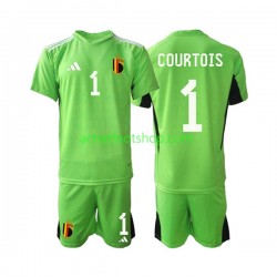 Maillot Belgique Courtois 1 Gardien Domicile Tenue pour Enfant 2021-2022 Manche Courte Maillot Belgique Courtois 1 Gardien Domicile Tenue pour Enfant 2021-2022 Manche Courte