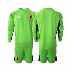 Maillot Belgique Gardien Domicile Tenue pour Enfant 2021-2022 Manche Longue Maillot Belgique Gardien Domicile Tenue pour Enfant 2021-2022 Manche Longue