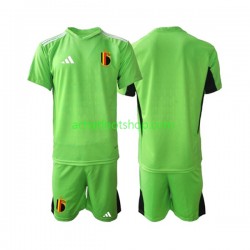 Maillot Belgique Gardien Domicile Tenue pour Enfant 2021-2022 Manche Courte Maillot Belgique Gardien Domicile Tenue pour Enfant 2021-2022 Manche Courte