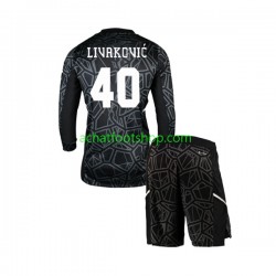 Maillot Dinamo Zagreb Livakovic 40 Gardien Domicile Tenue pour Enfant 2022-2023 Manche Longue Maillot Dinamo Zagreb Livakovic 40 Gardien Domicile Tenue pour Enfant 2022-2023 Manche Longue
