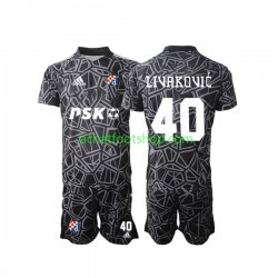Maillot Dinamo Zagreb Livakovic 40 Gardien Domicile Tenue pour Enfant 2022-2023 Manche Courte Maillot Dinamo Zagreb Livakovic 40 Gardien Domicile Tenue pour Enfant 2022-2023 Manche Courte