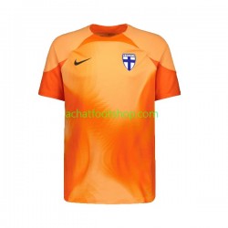 Maillot Finlande Gardien Domicile Tenue pour Homme 2022-2023 Manche Courte