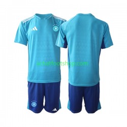 Maillot Allemagne Gardien Domicile Tenue pour Enfant Coupe du Monde 2022 Manche Courte Maillot Allemagne Gardien Domicile Tenue pour Enfant Coupe du Monde 2022 Manche Courte