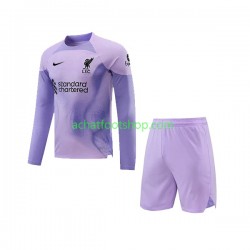 Maillot Liverpool Gardien Domicile Tenue pour Enfant 2022-2023 Manche Longue