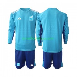 Maillot Mexique Gardien Extérieur Tenue pour Enfant 2022 Manche Longue