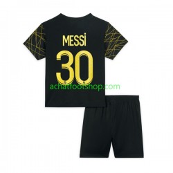 Maillot Paris Saint-Germain Lionel Messi 30 4ème Tenue pour Enfant 2022-2023 Manche Courte