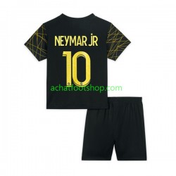 Maillot Paris Saint-Germain Neymar JR 10 4ème Tenue pour Enfant 2022-2023 Manche Courte