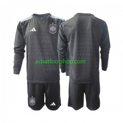 Maillot Espagne Gardien Domicile Tenue pour Enfant 2022 Manche Longue